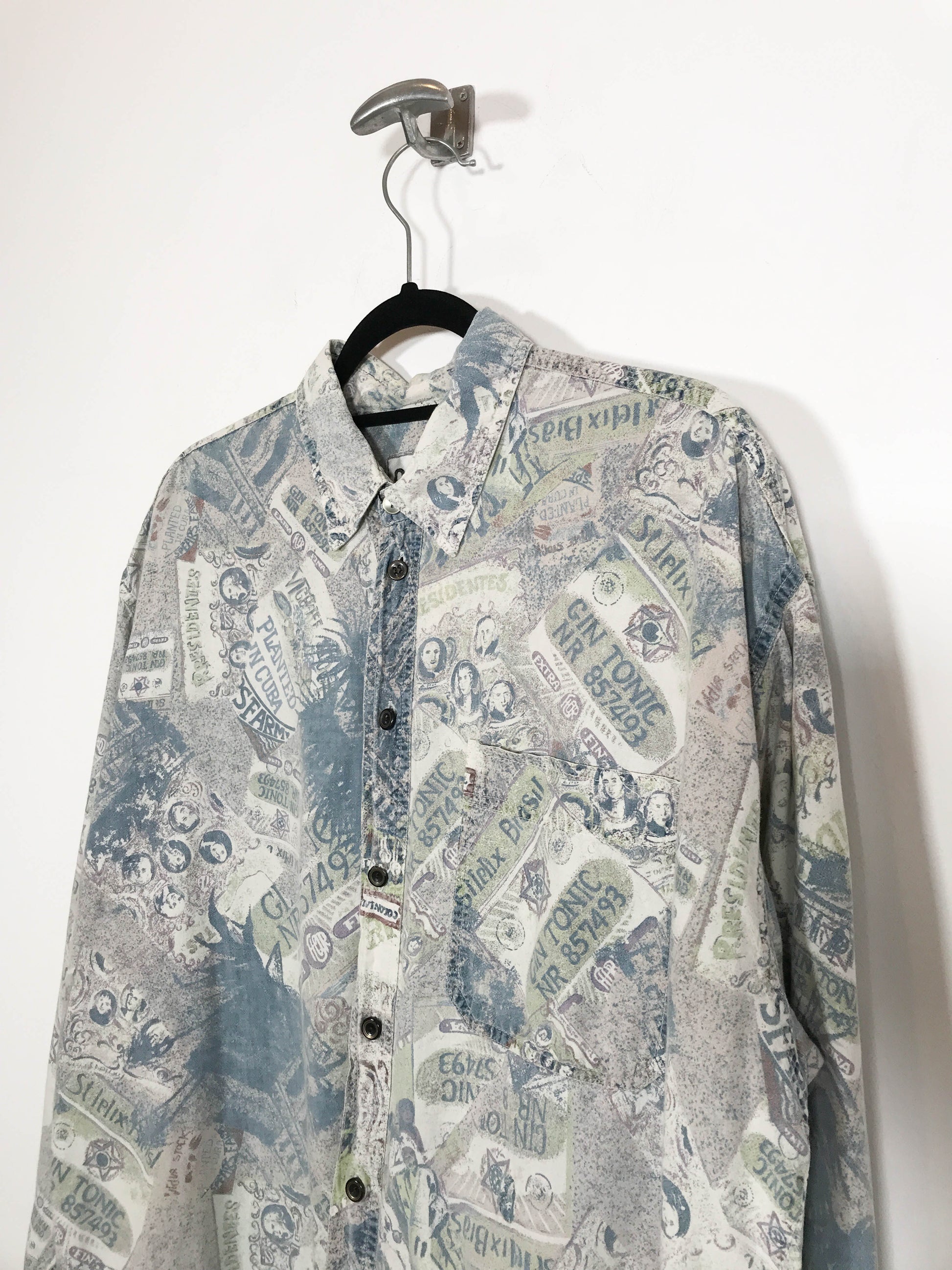 Camisa Gin - Talla L - Caramelo Vintage