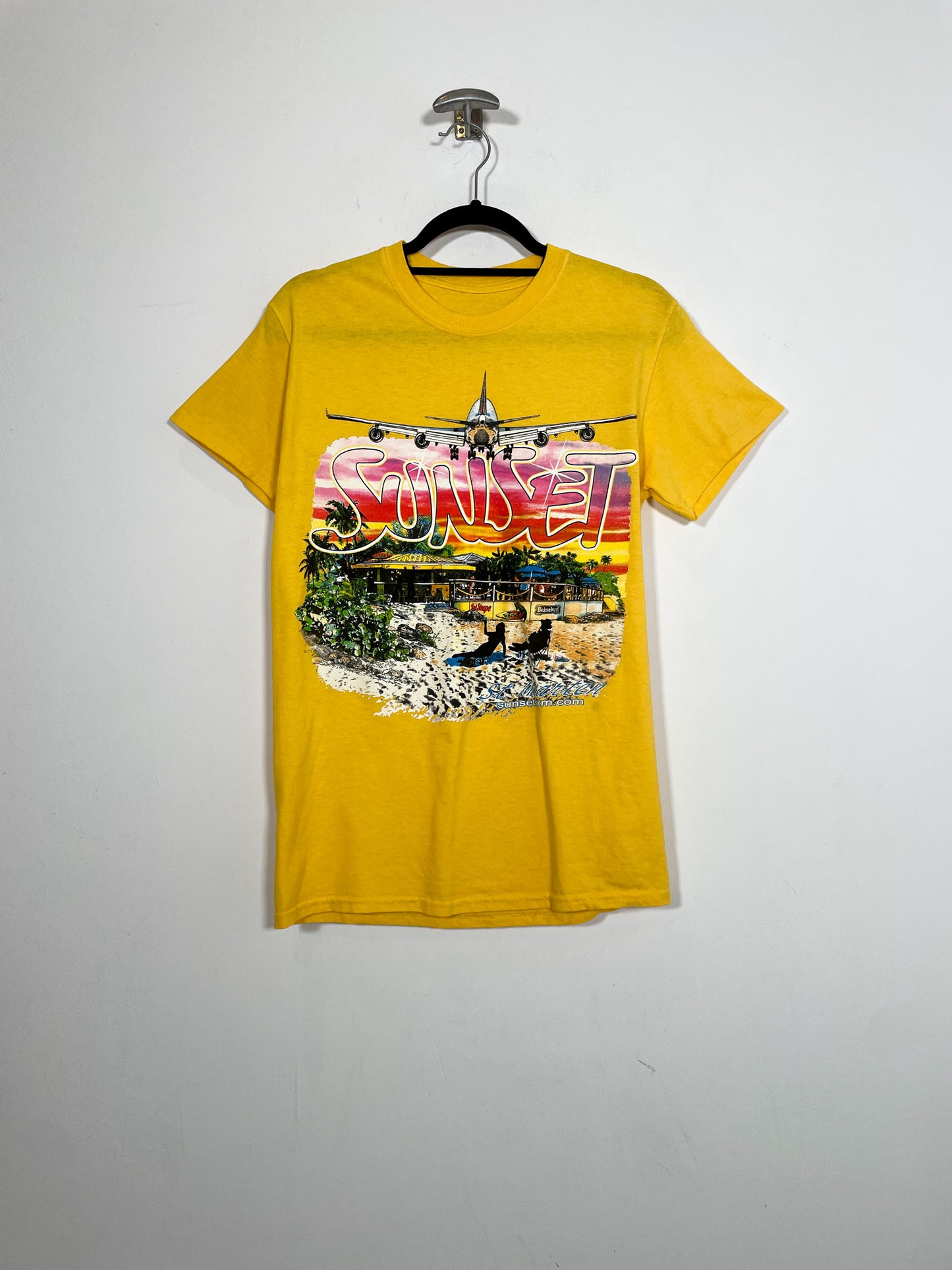 Camiseta Sunset - Talla S - Caramelo Vintage