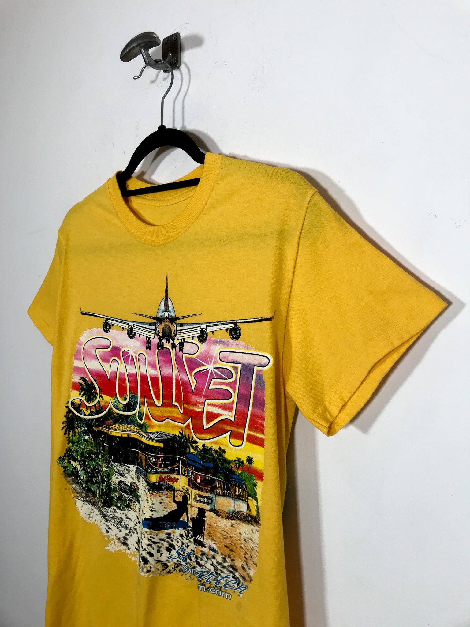 Camiseta Sunset - Talla S - Caramelo Vintage