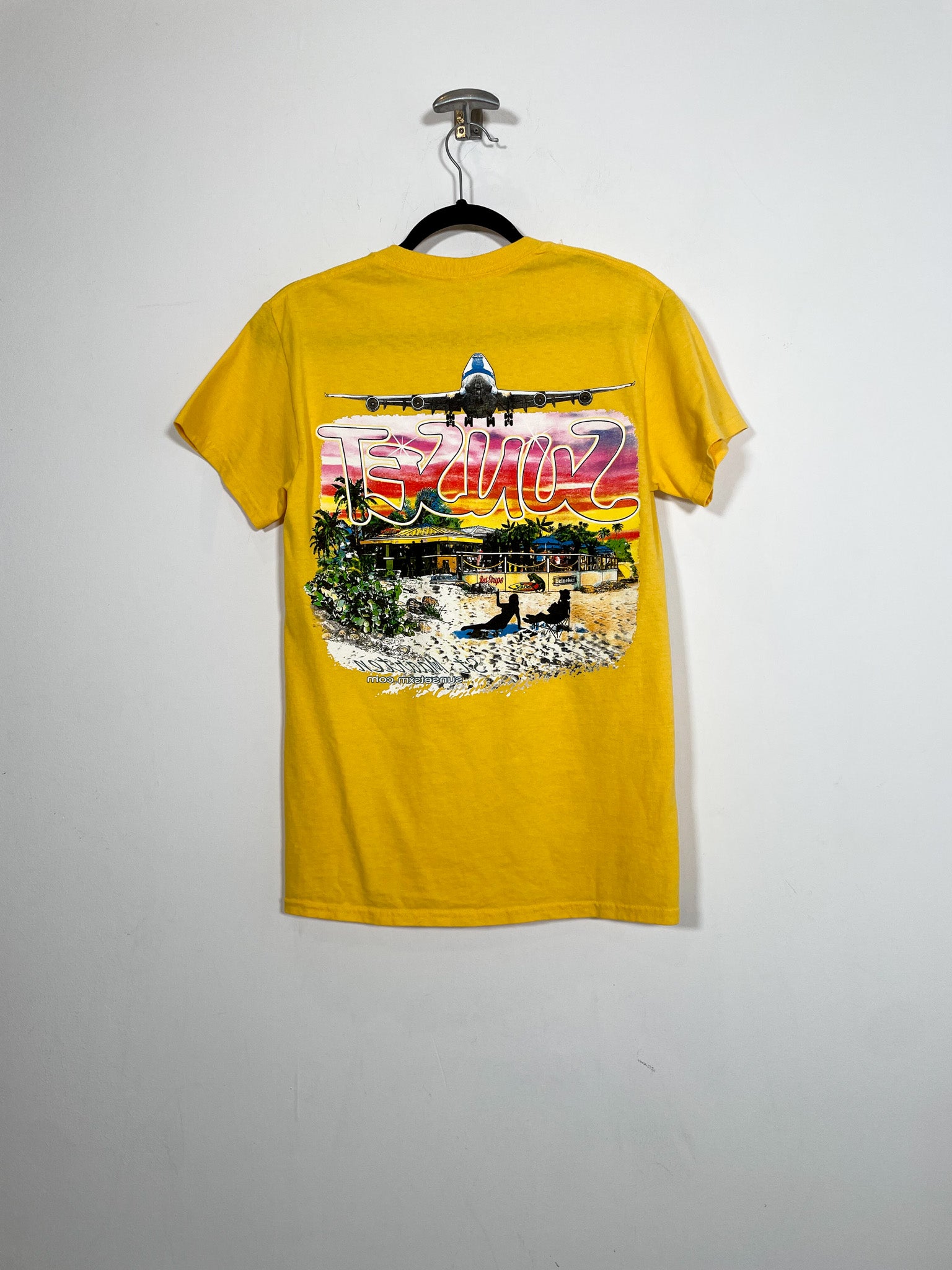 Camiseta Sunset - Talla S - Caramelo Vintage