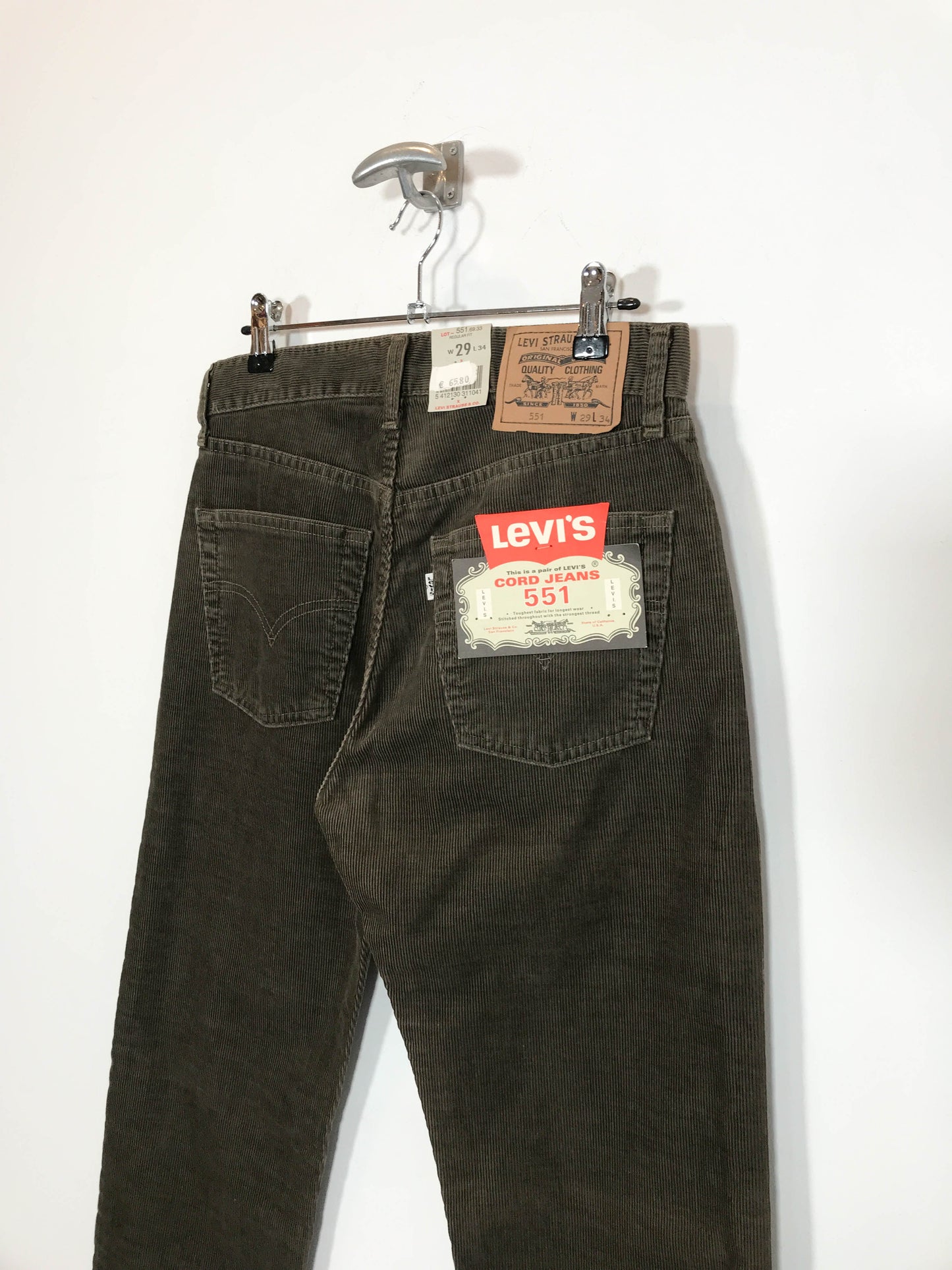 Pantalón Levi's de pana 551 DS - Talla 36